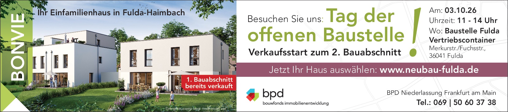 Einladung zum Tag der offenen Baustelle